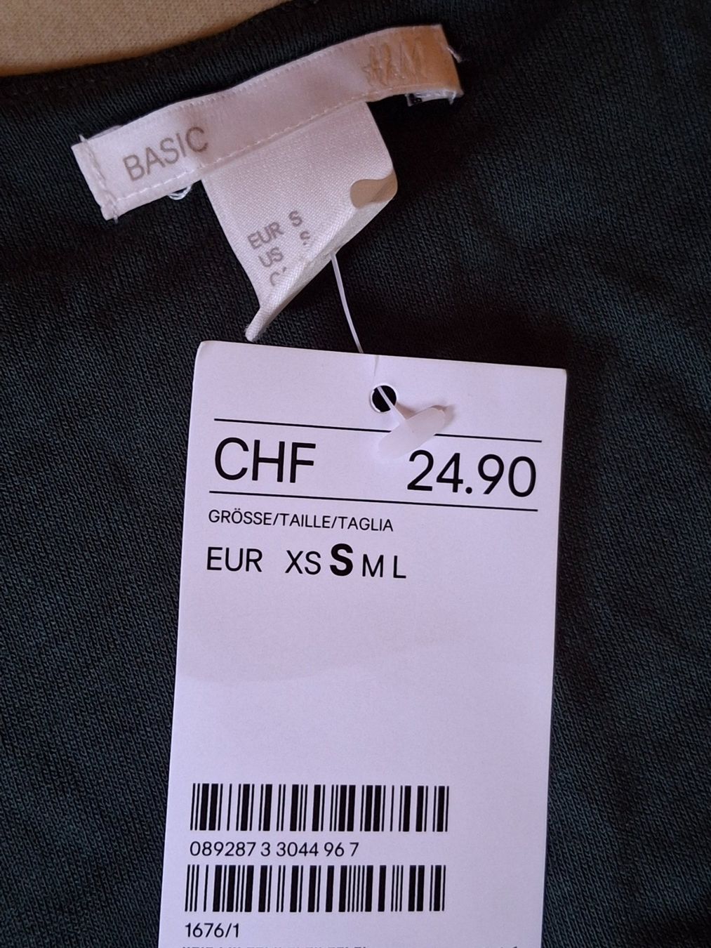 H&M Kleider: Robe verte foncée fluide taille S marque H&M – Neu (gemäss Beschreibung) aus Villiers von san_jn5w 2