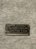 Pistolen Kranzauszeichnung Distinction Huguenin Plakette