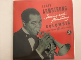 Louis Armstrong 10” LP - Jazzing With Armstrong