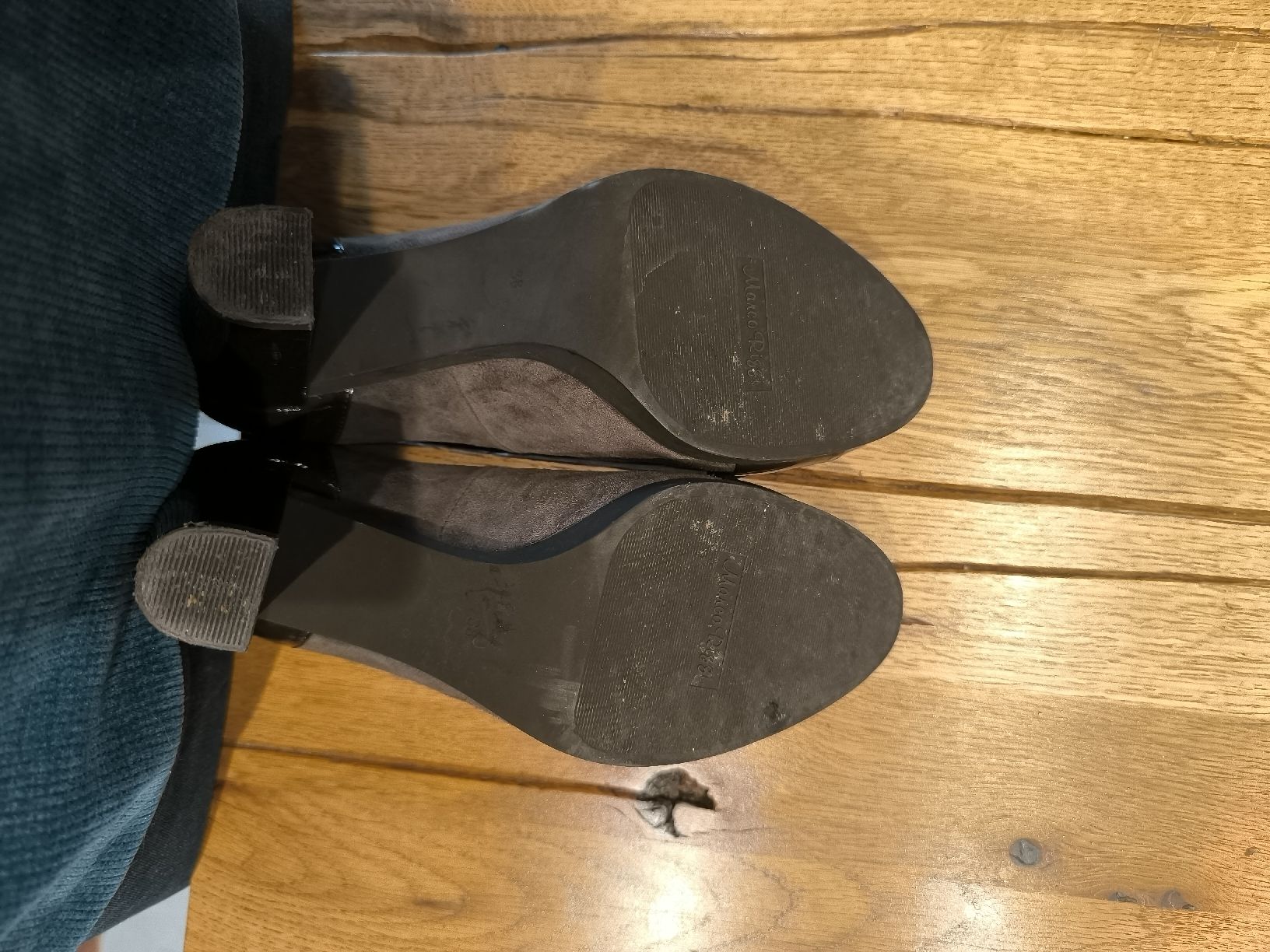 Damenschuhe: Marco Rialdi Pumps Gr. 38, Wildleder/Lack – Gebraucht aus Niederwil AG von Nioc28 4