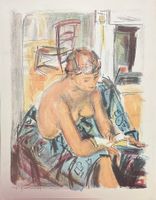 Nanette Genoud (1907–1987) – "Sitzender Halbakt"