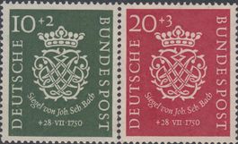 BRD 121-122 Todestag von Johann Sebastian Bach postfrisch **