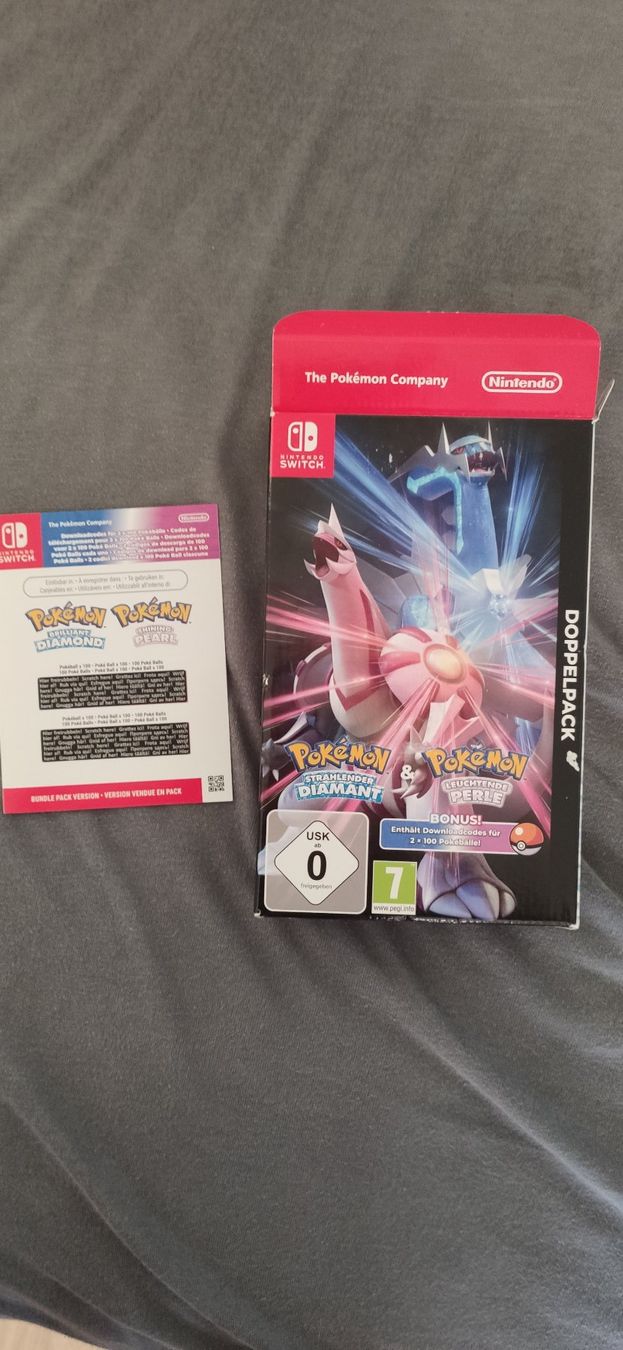 Giochi: Pokémon Strahlender Diamant & Leuchtende Perle Doppelpack – Usato da St.Gallen venduto da Wdragon