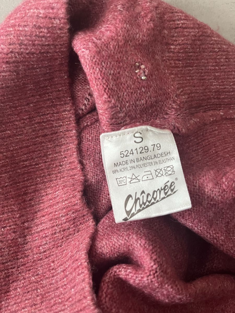 Maglioni & Felpe: Strickpullover magenta mit Perlen S neu – Nuovo (secondo la descrizione) da Birrwil venduto da vanyboo 4