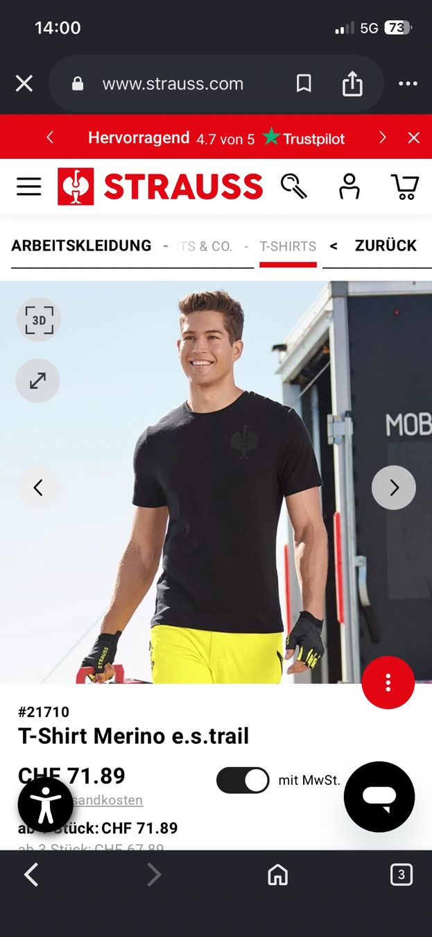 Lotti di vestiti: Funktions Shorts & Tshirt trail  Strauss – Nuovo (secondo la descrizione) da St.Moritz venduto da ClaudiaS010203 2