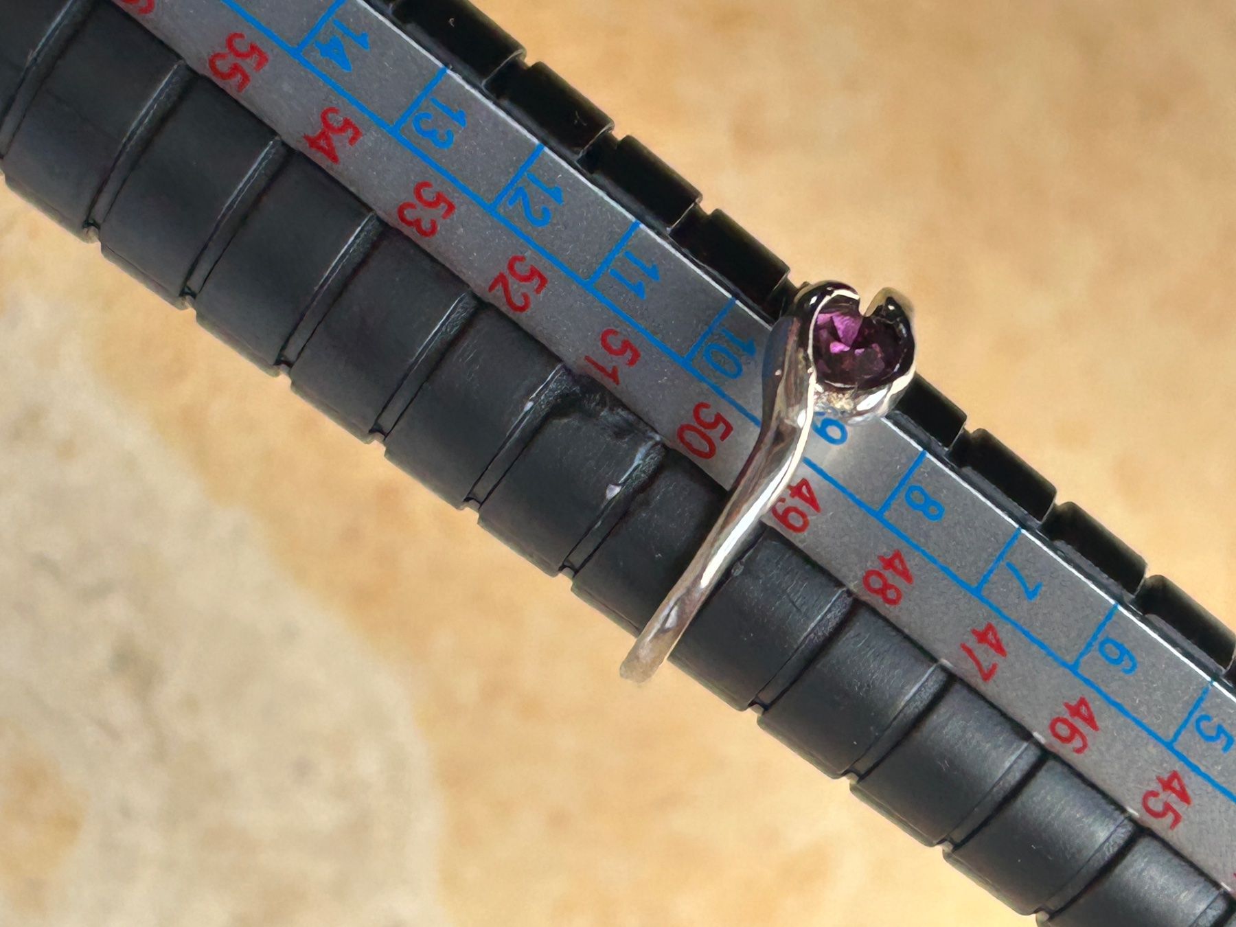 Anelli: Silberring mit Amethyst, Gr. 49.5 – Usato da Dittingen venduto da Bellevista 5