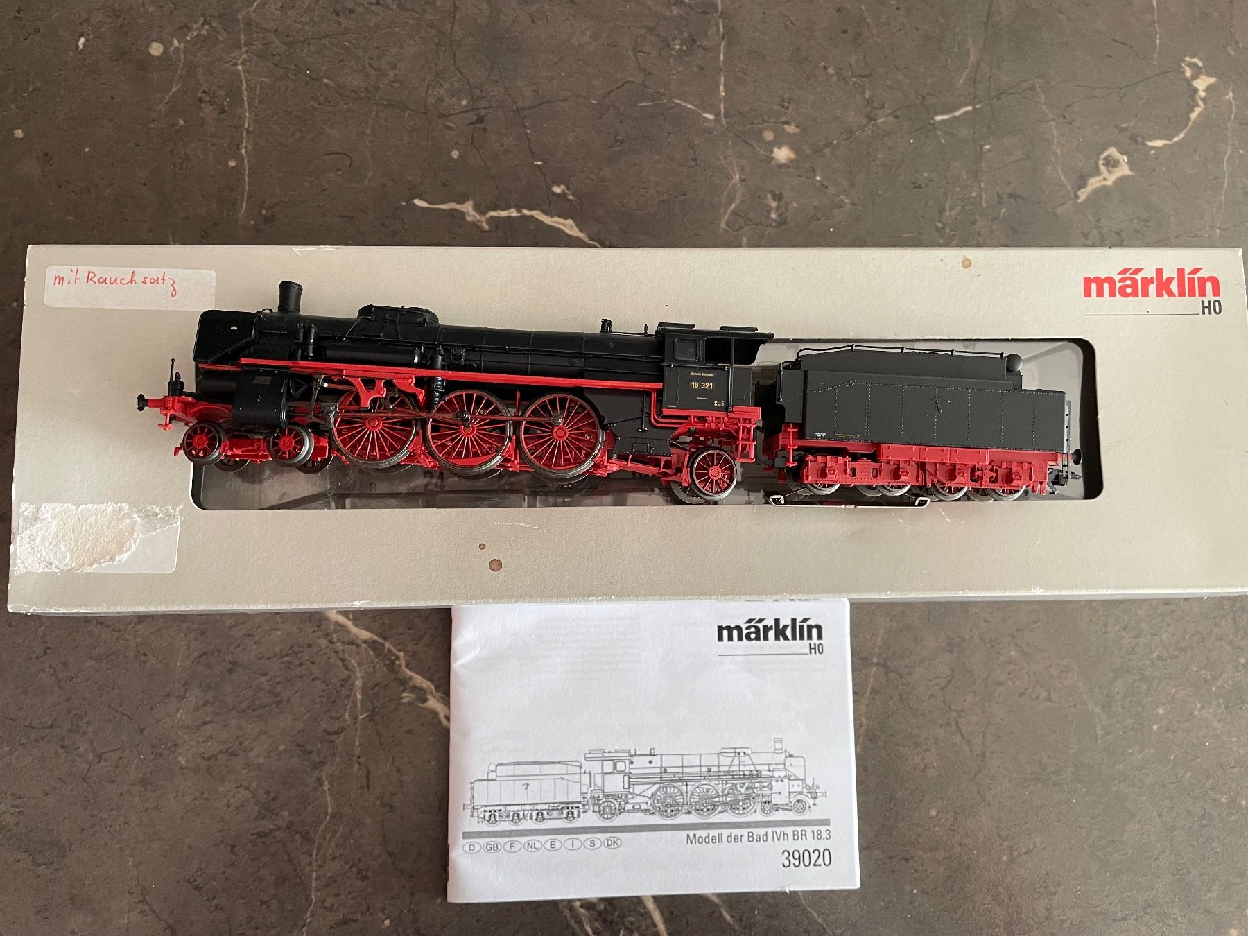 Märklin Modellini di ferrovie: Marklin 39020 Dampflok BR18.3 Digital Sound – Nuovo (secondo la descrizione) da Hauterive NE venduto da eriamch 2