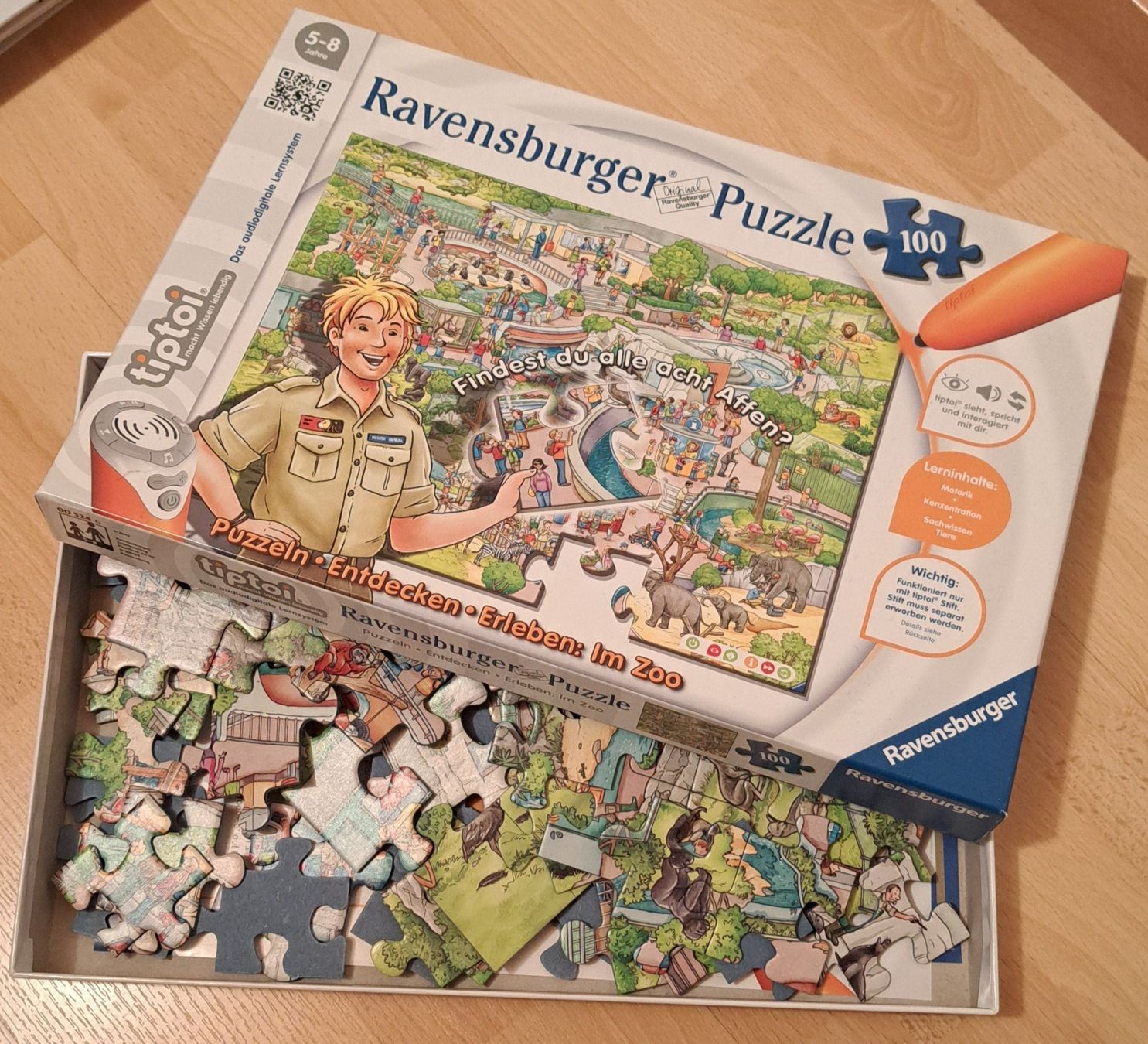 Ravensburger Puzzles: Ravensburger Tiptoi Puzzle "Im Zoo" - komplett – Neu (gemäss Beschreibung) aus Giswil von pet_755f