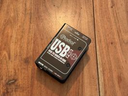 Radial USB-Pro Stereo Audio DI Box – Profi USB-DI-Box | 1/2 