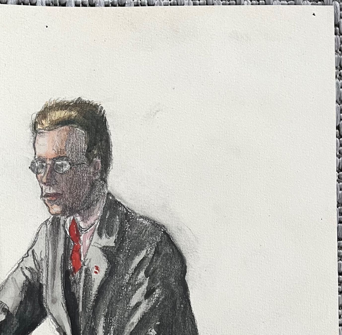 Dipinti: Fritz Bernhard ORIGINAL ZEICHNUNG MISCHTECHNIK SIGNIERT – Usato da Gersau venduto da kunst-online 6