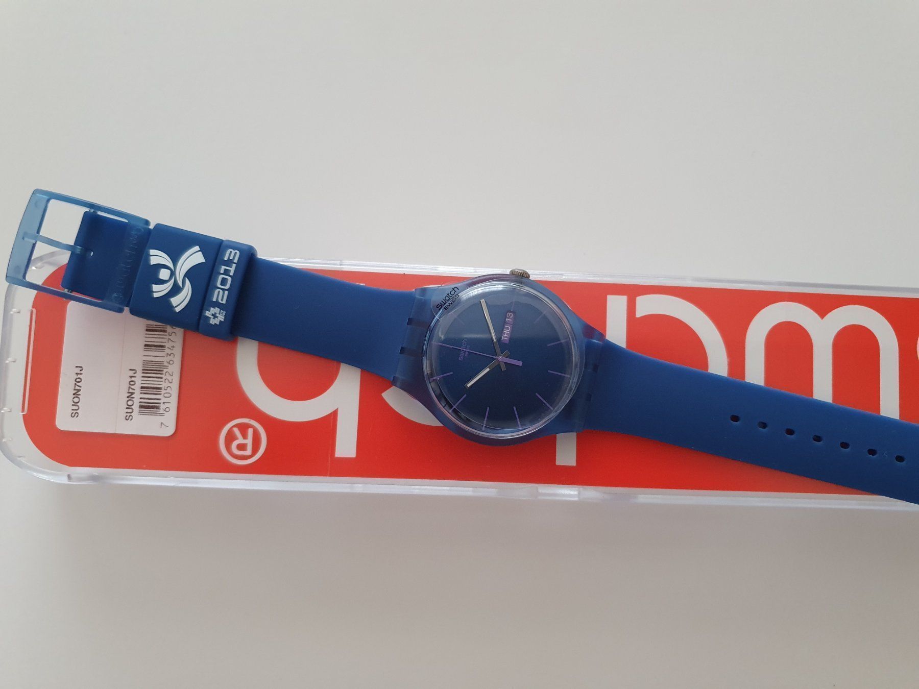 Swatch Montres: Swatch LOGO Thun 2013 – Neuf avec emballage d'origine à Genève par Icg146