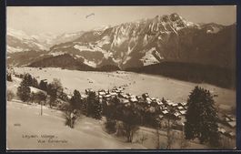 Leysin Village, Vue Générale en hiver