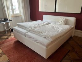 RUF-Doppelbett 200 × 200 cm mit Stauraum & 2 Matratzen