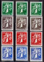 SUISSE 1939: Expo nationale, les séries de/fr/it, **
