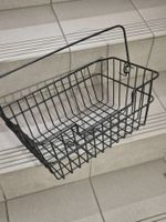 Velo Korb schwarz Metall ca. 40x25x20 cm Zustand gut