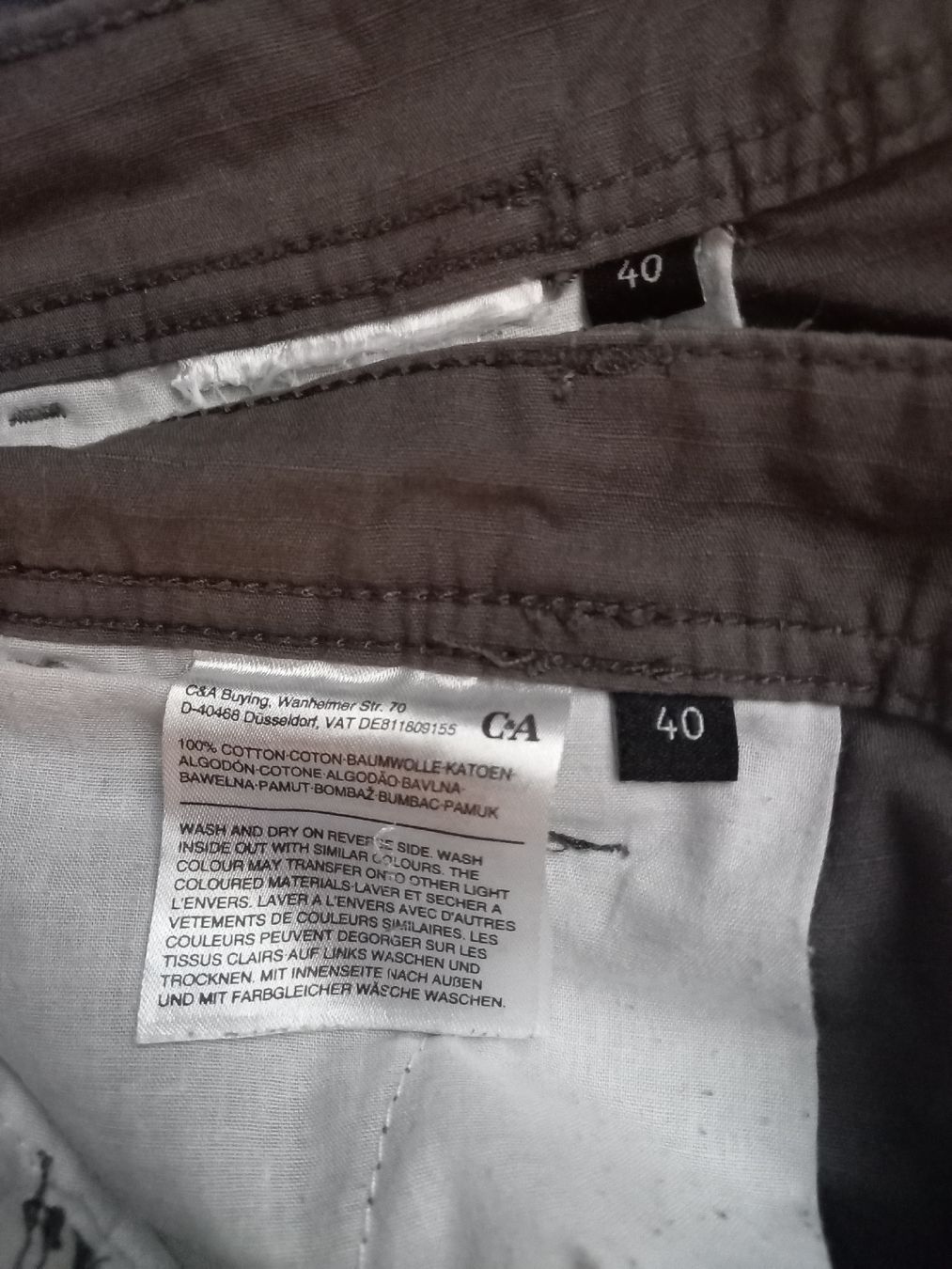 C&A Kleiderpakete: Lot de 6 Short cargo d'été Taille 40 – Gebraucht aus Tramelan von Belleza82 7