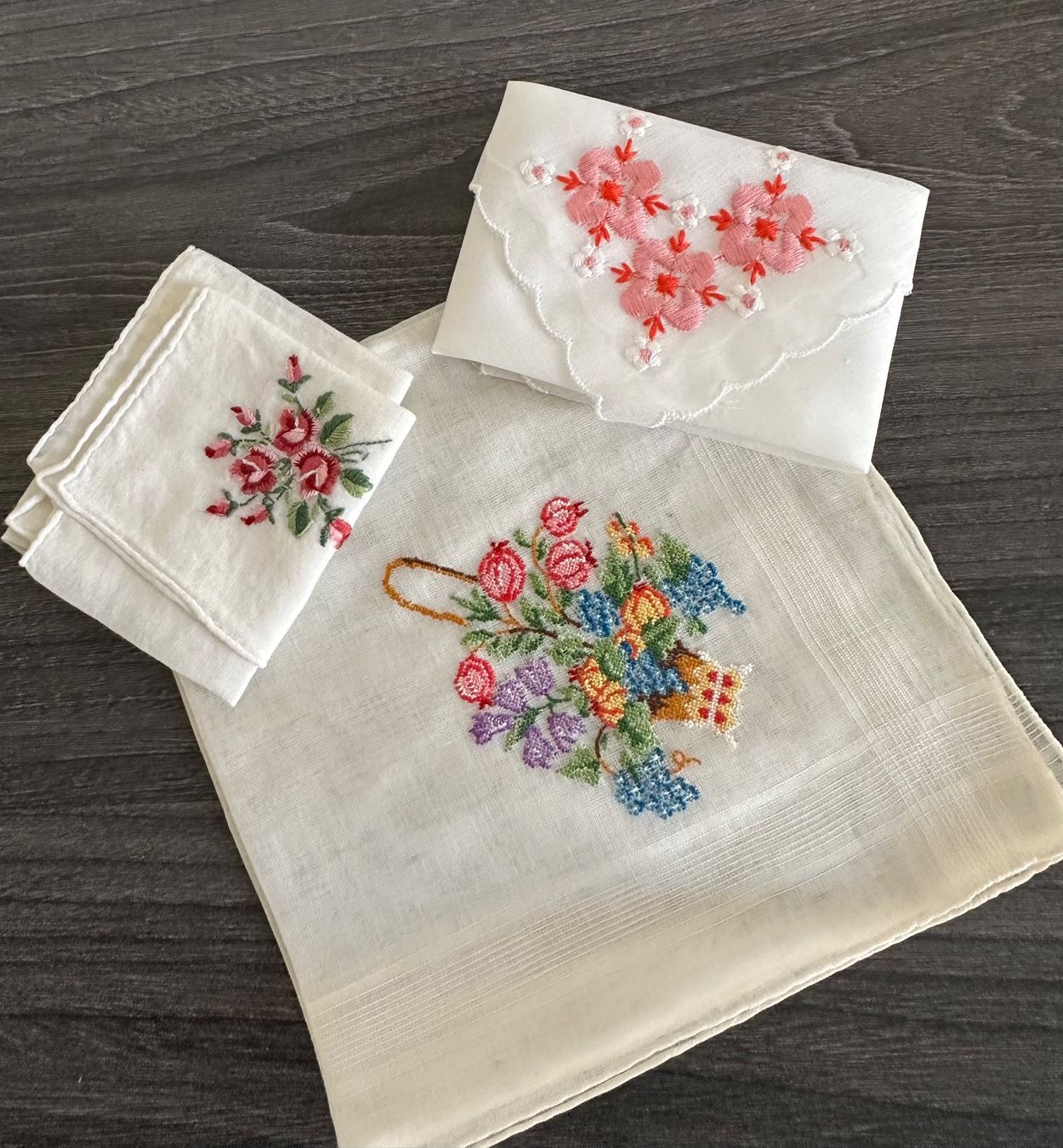 Altro in  Abbigliamento & Accessori: 3 x Taschentuch antik handgestickt – Usato da Zürich venduto da brazerola 5