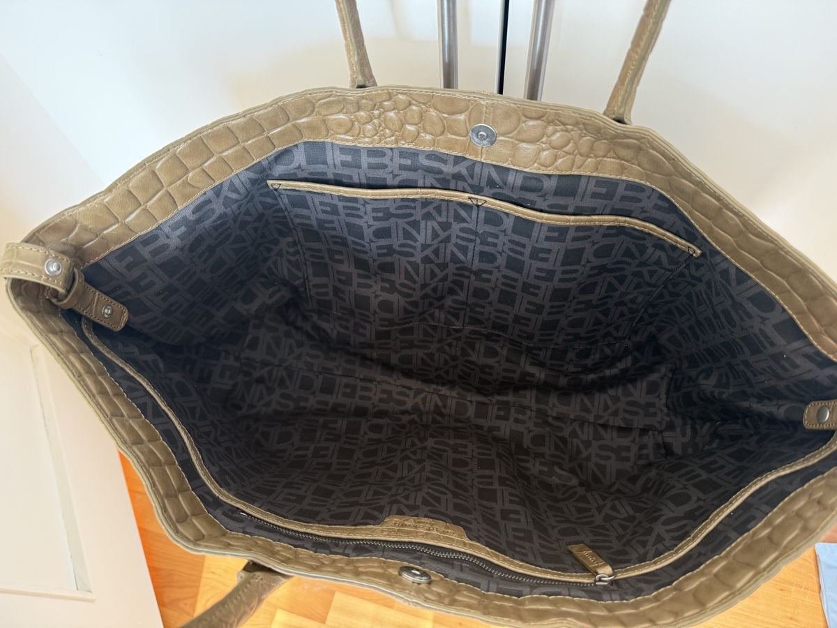 Liebeskind Borse da donna: Liebeskind Shopper in Kroko hellbraun – Usato da Eglisau venduto da Nic1906 4