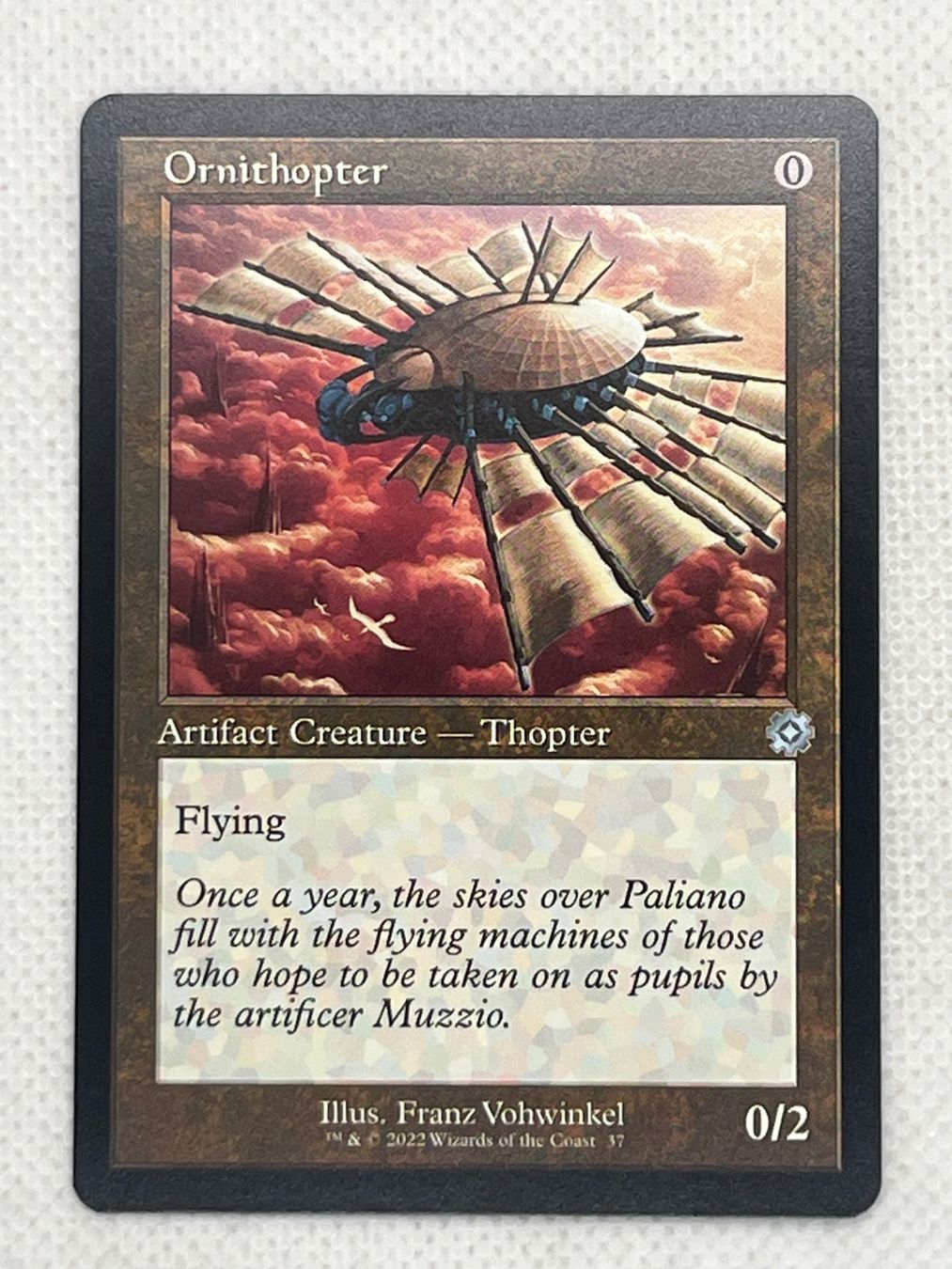 Magic The Gathering Sammelbilder & Trading cards: MTG Ornithopter BRR 037 Englisch Uncommon – Gebraucht aus Hinterkappelen von Kim1992