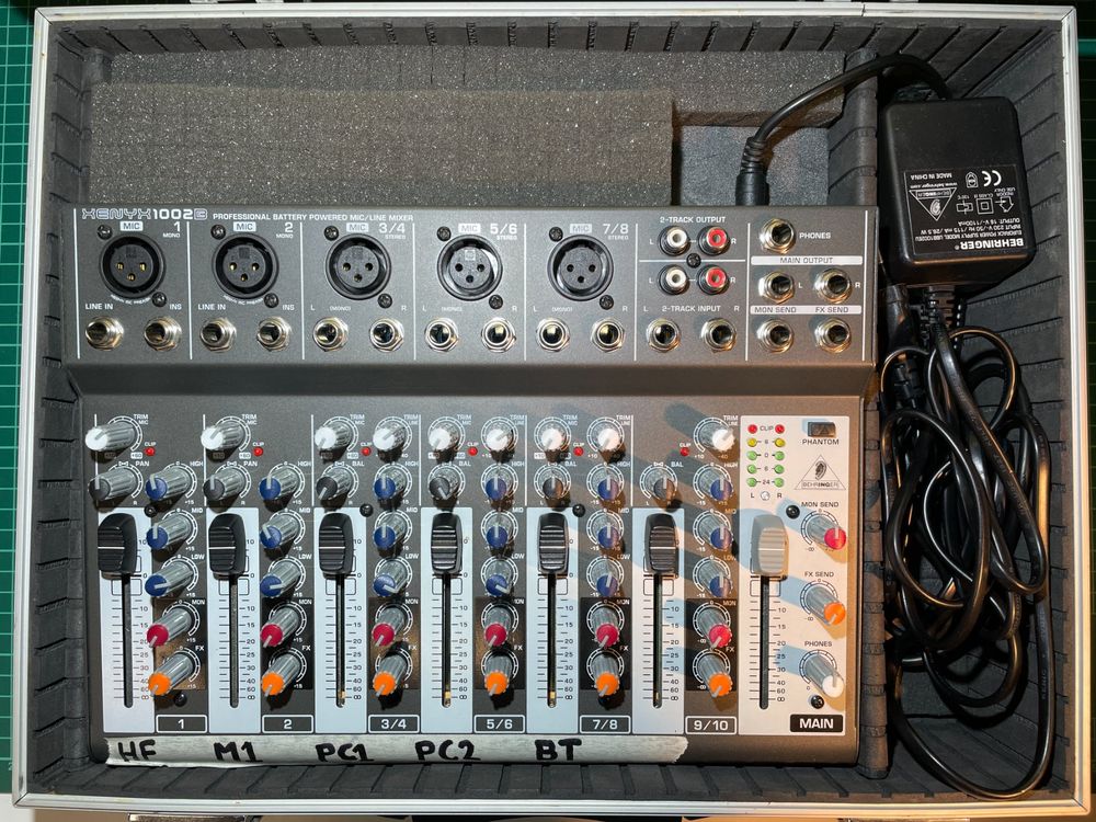 BEHRINGER 1002B avec mallette alu très pratique (Gebraucht) in Bernex ...