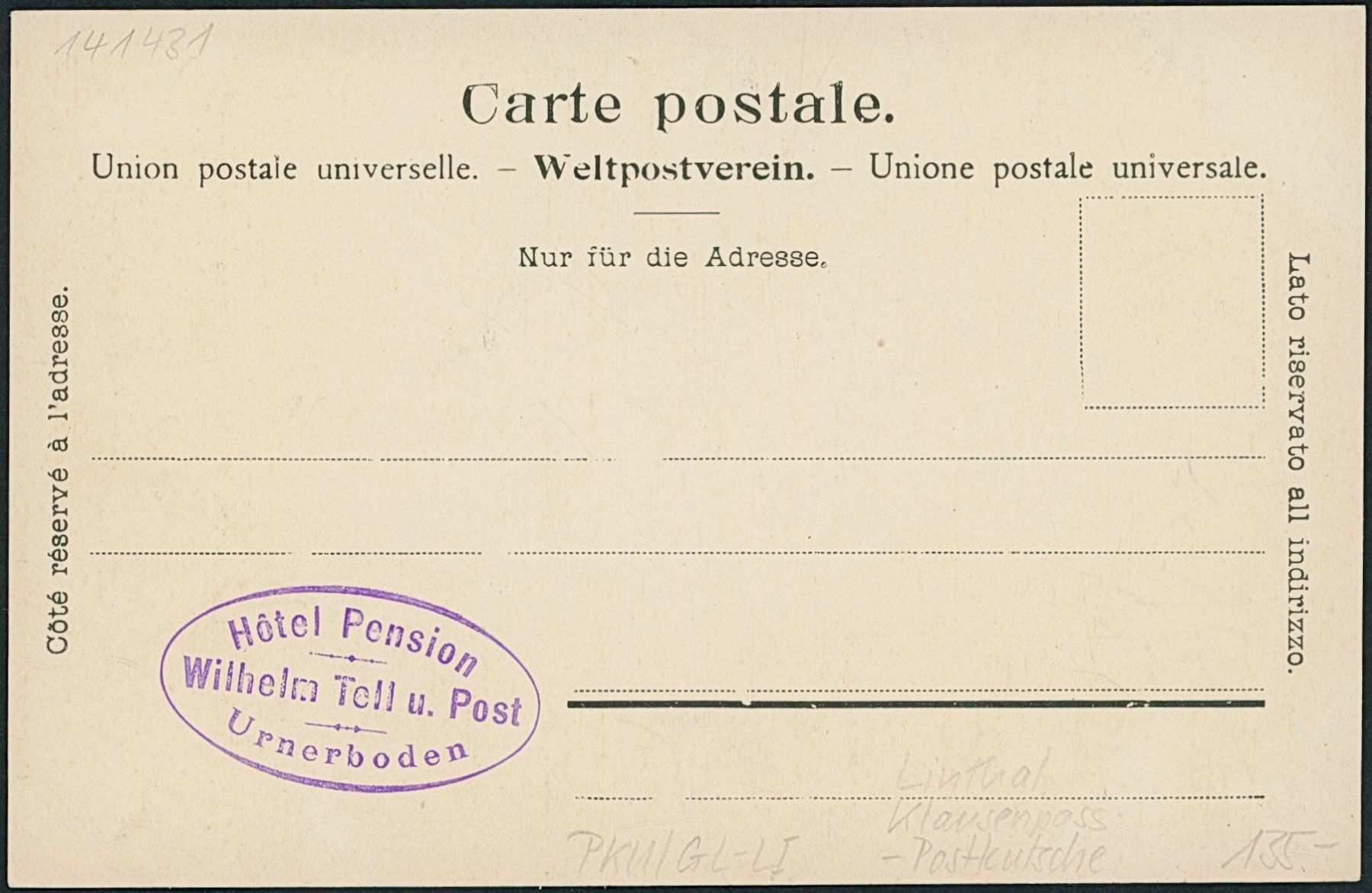 Cartoline postali: GL Linthal - Klausen Pass - Postkutsche – Nuovo (secondo la descrizione) da Schindellegi venduto da Jonathan77 1