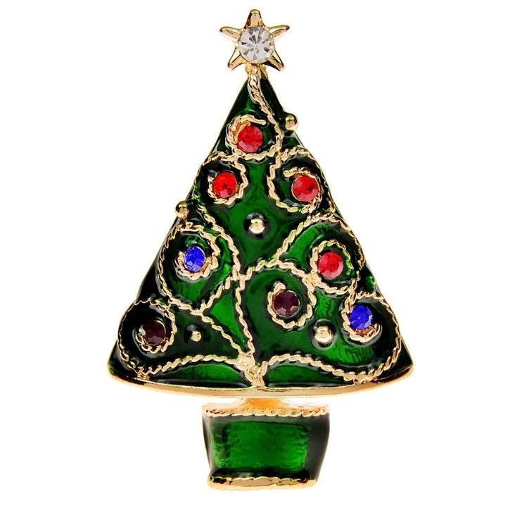 Spille & Fermagli: Brosche Christbaum ( Weihnachtsbaum) – Nuovo (secondo la descrizione) da Gams venduto da Mariawicca