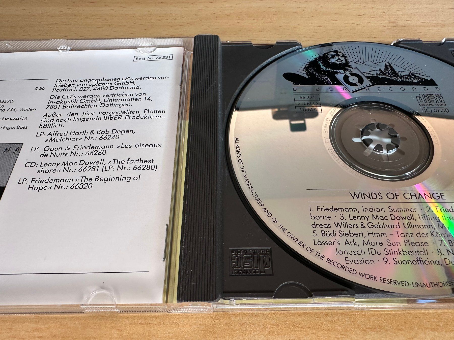 CDs: Various – Winds Of Change – Gebraucht aus Rikon im Tösstal von Alpenmutz 2