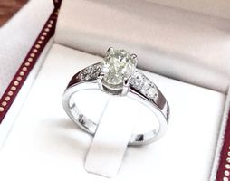 Neu top 1.21 ct.Solitär-Diamant Ring 750