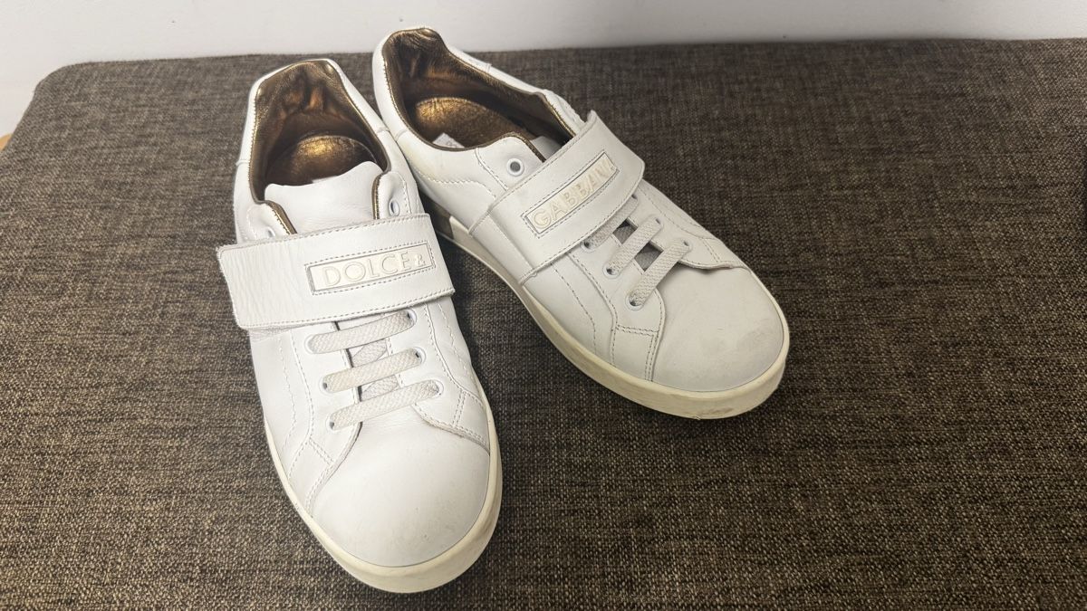 Dolce & Gabbana Scarpe per ragazzi: Original Dolce & Gabbana Sneaker, Weiss, Gr. 34 – Usato da Genthod venduto da Tidus04