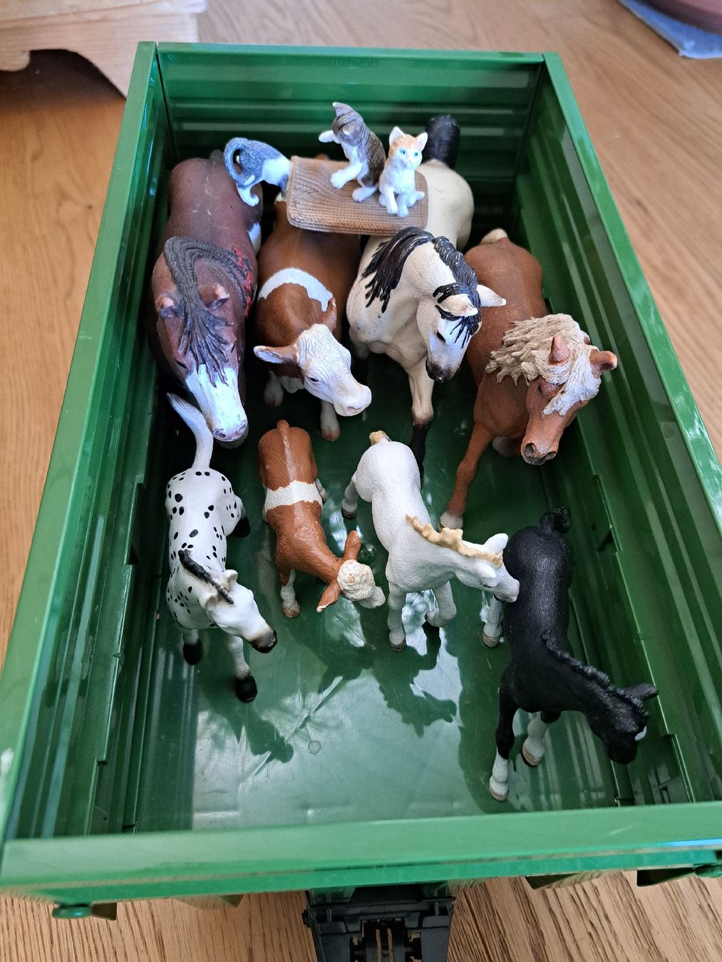 Bruder Giocattoli: Bruder Schleich Traktor Tiere Bagger Set – Usato da bazenheid venduto da salerno007 1