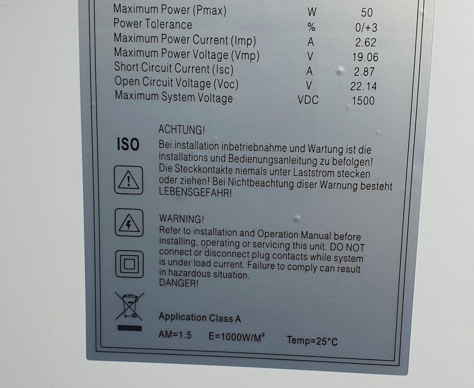 Dispositivi a energia solare: 2x 50W Solarmodul Monokristallin NEU – Nuovo (secondo la descrizione) da Schaffhausen venduto da Secretfly 2