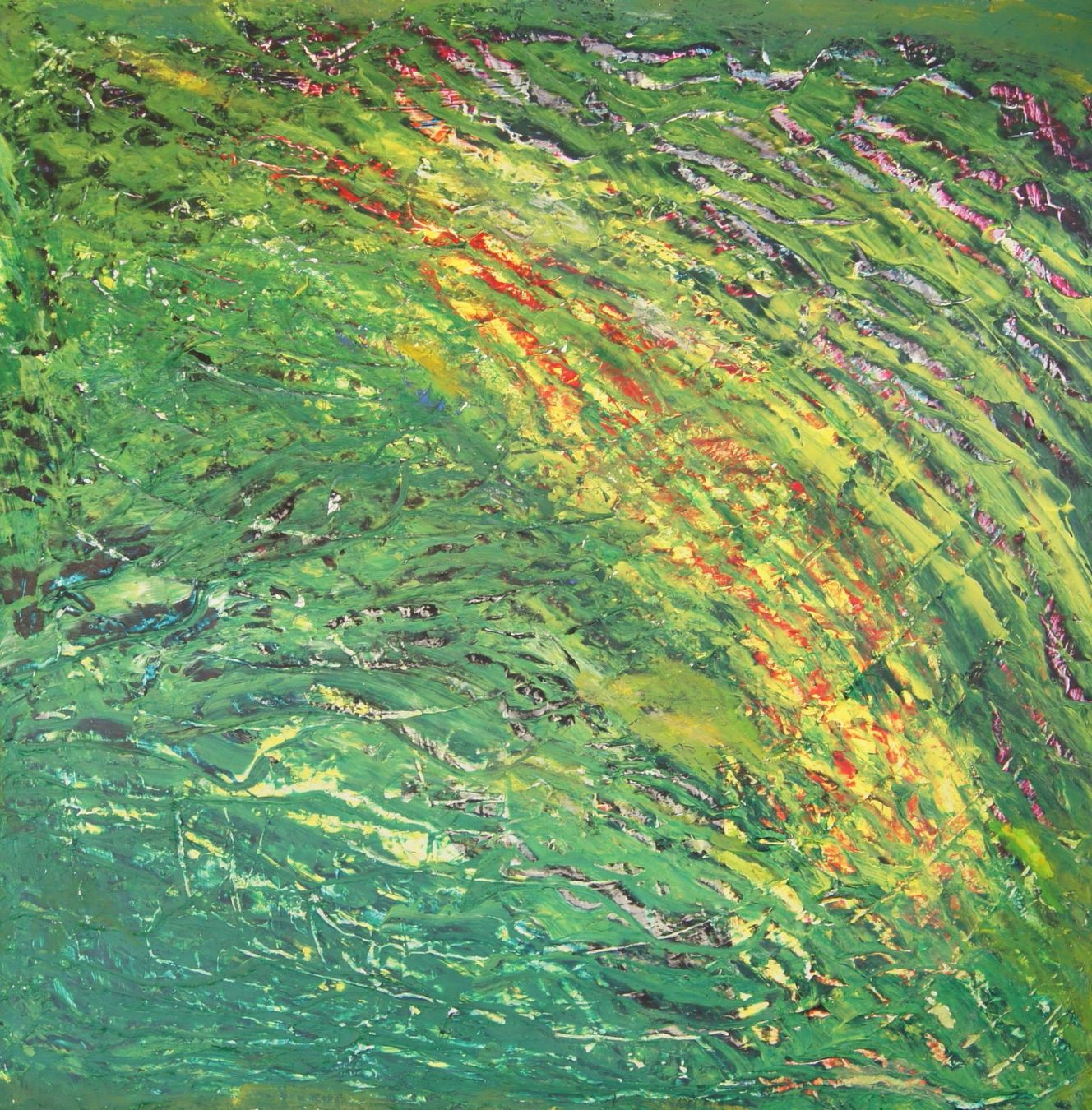 Dipinti: 4 Gemälde, 60 x 60 cm, Liquidation – Usato da Fribourg venduto da erw_68dx 2