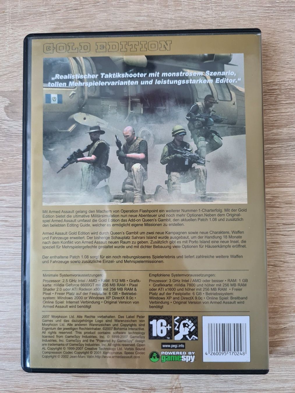 Giochi: Arma - Gold Edition - PC – Usato da Carouge GE venduto da Franllo 1