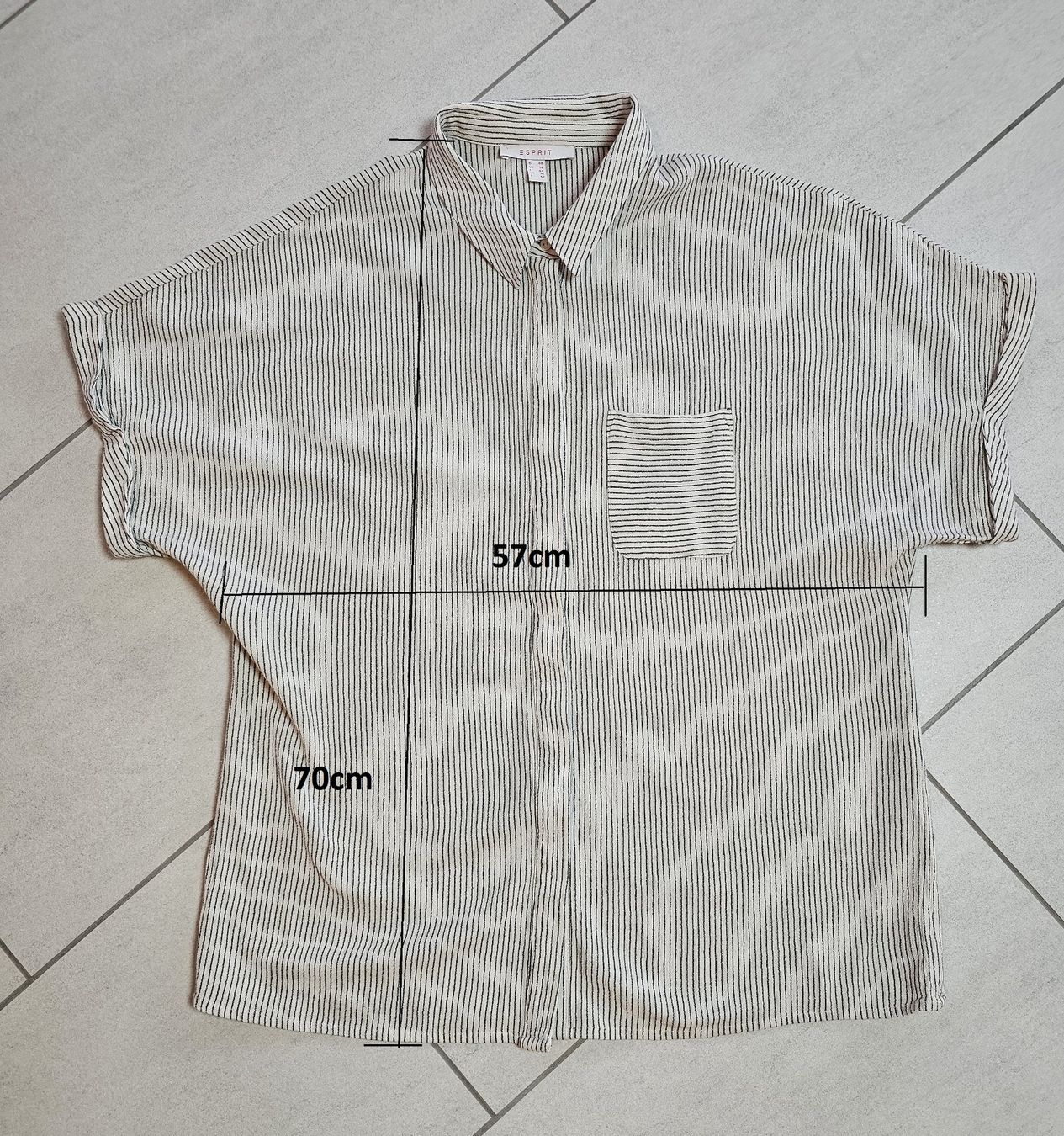 Esprit Camicette: längs-gestreifte Bluse von Esprit Grösse 40 – Usato da Einigen venduto da Pretorius66 1