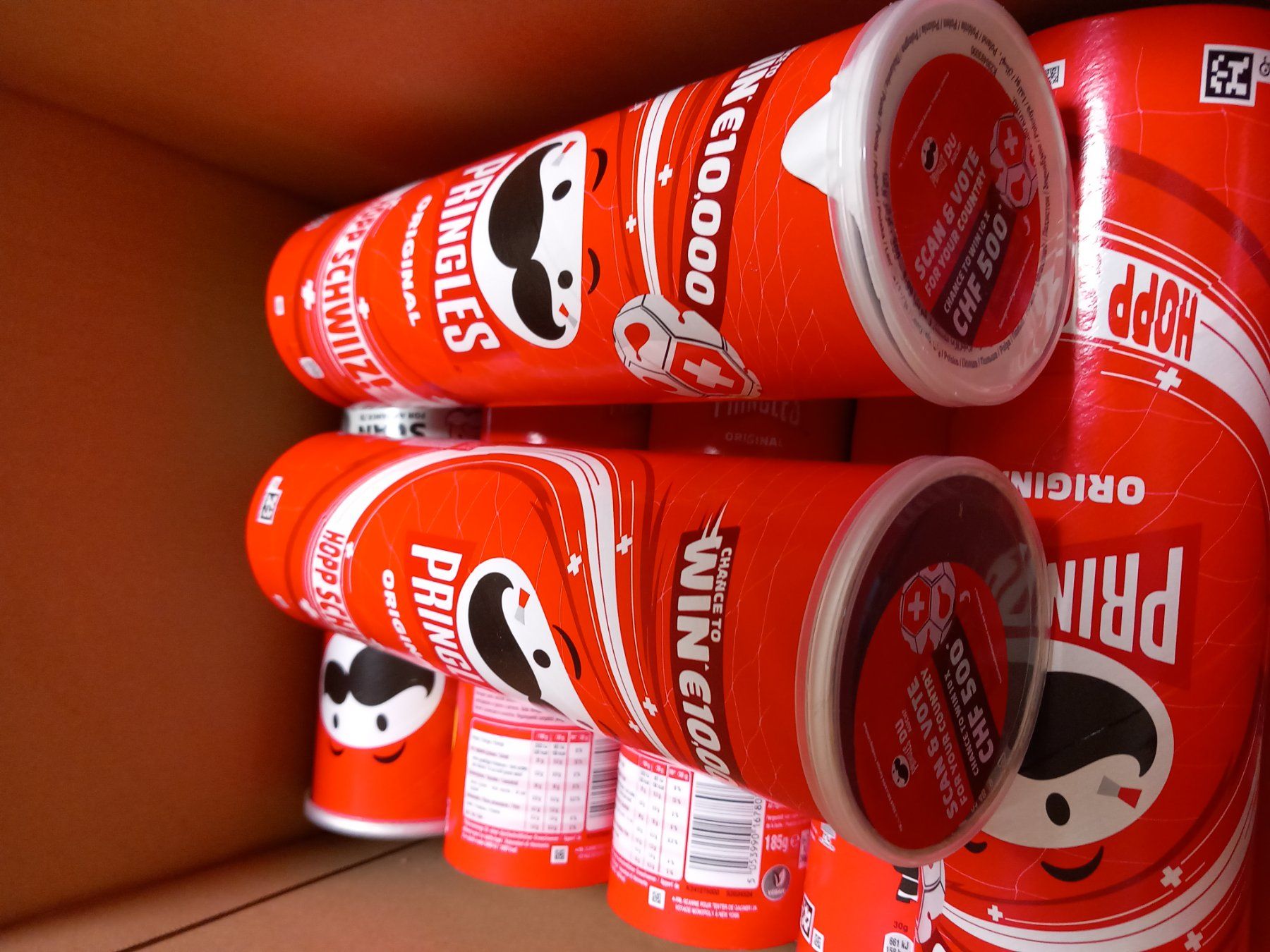 Recipients et similaires: 13 leere Pringles Original Dosen – Neuf (Voir description) à Oensingen par SpiPhEg46 2