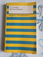 G. E. Lessing Miss Sara Sampson Reclam
