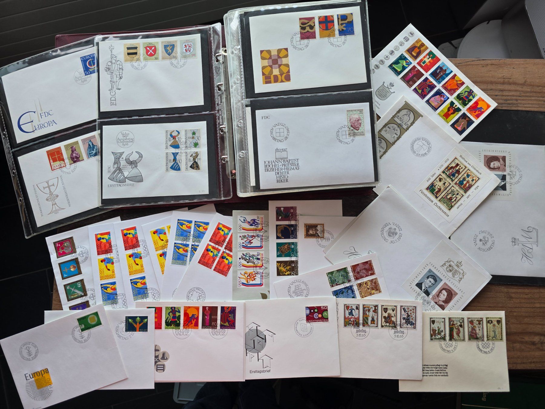 Tutti i francobolli: FL Lot FDC Briefe Liechtenstein – Usato da Küsnacht ZH venduto da Hitch1