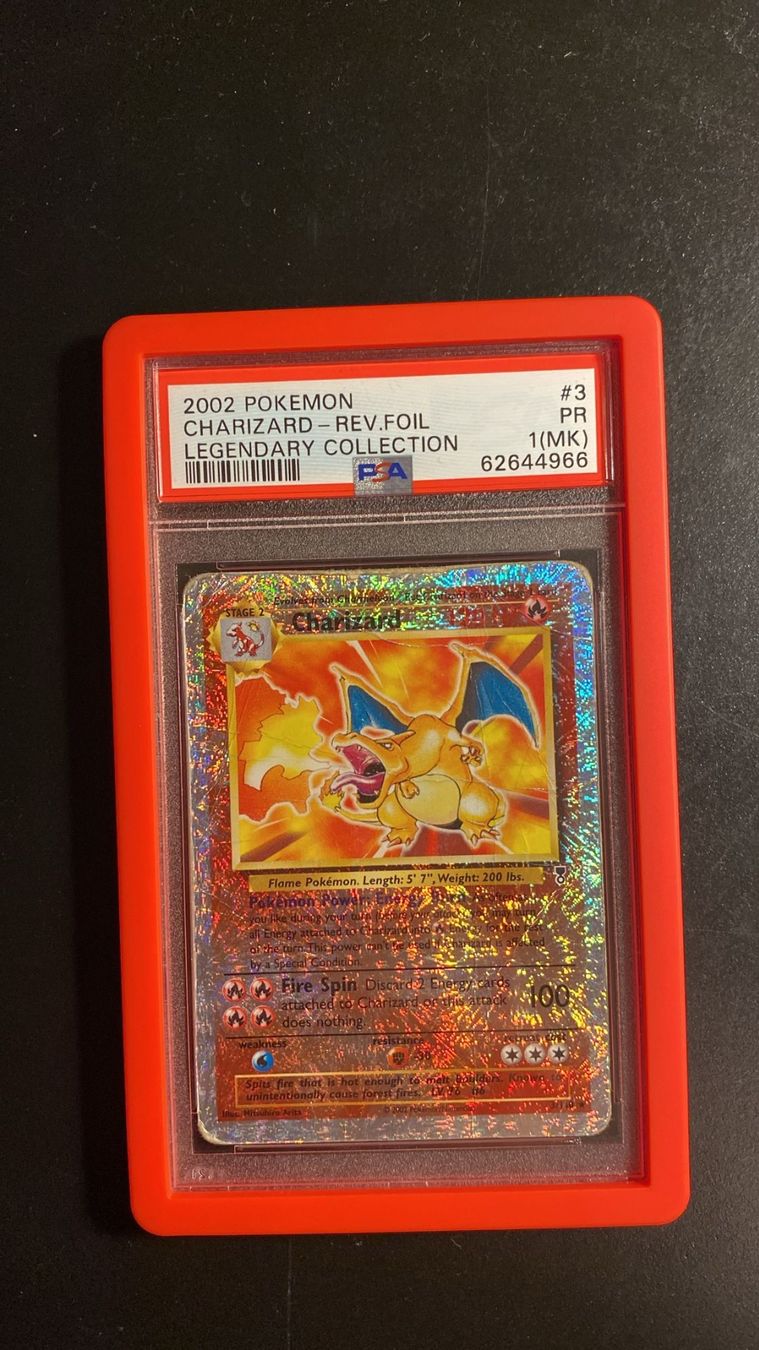 Charizard PSA 1 Legendary Collection REVERSE HOLO (Gebraucht) in Monte ...