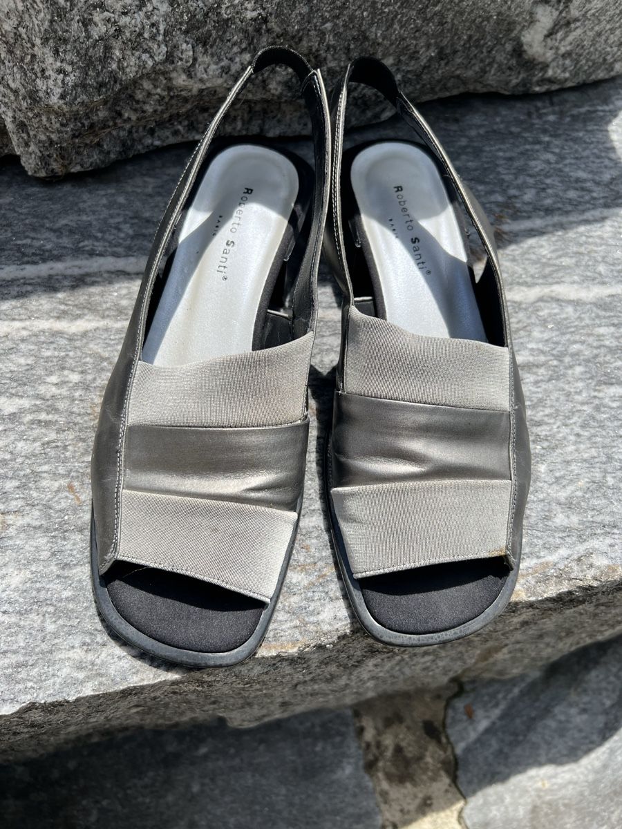 Roberto Santi Scarpe da donna: Sandaletten Roberto Santi Grösse 39  grau – Usato da Betschwanden venduto da Dognose