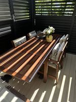Gartentisch Set aus Holz