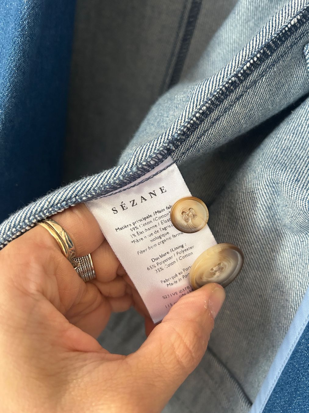 Sezane Giacche: Sézane Denim Blazer - Gr. 34 – Usato da Illnau venduto da Monkky 3