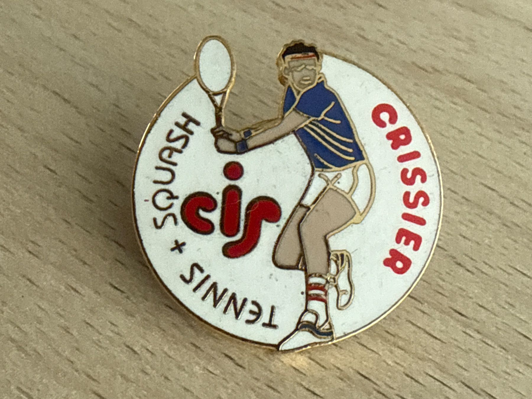 Placchette & Badge: Pin  Tennis + Squash Crissier – Usato da Glattbrugg venduto da Schweigmatt