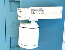 LIVAL LED-Schienenstrahler, weiss,  3-Phasen-Adapter 4 Stück