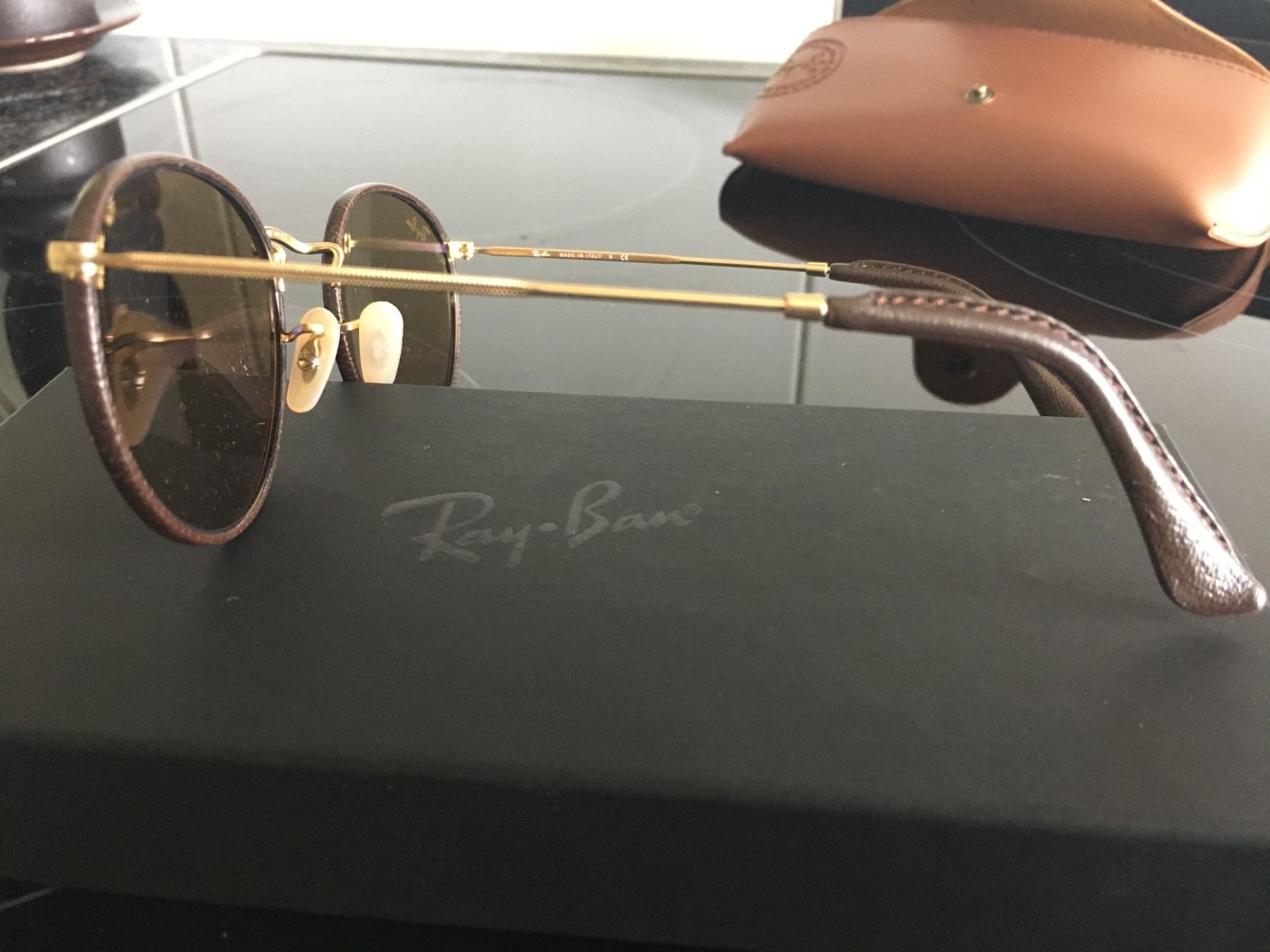 Ray-Ban Occhiali & Lenti: Ray-Ban // Round Craft // RB3475q // Brown – Nuovo e nell'imballaggio originale da Bern venduto da AHaug 5