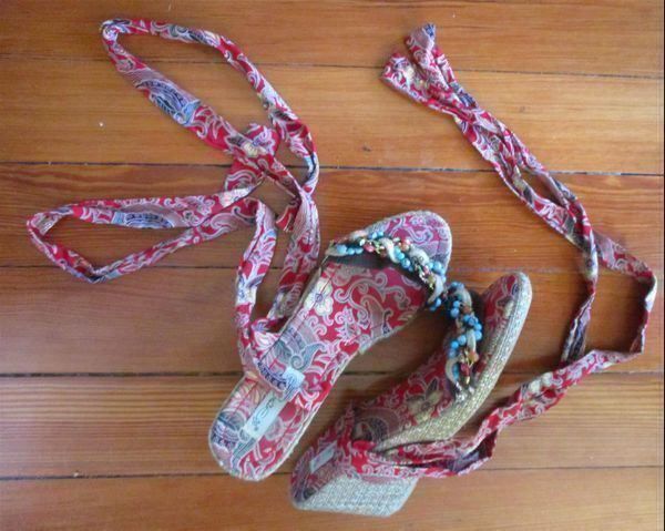 Scarpe da donna: PRIMA ELE : Sandales compensées avec ruban à nouer 41 – Nuovo e nell'imballaggio originale da Petit-Lancy venduto da lilycerise