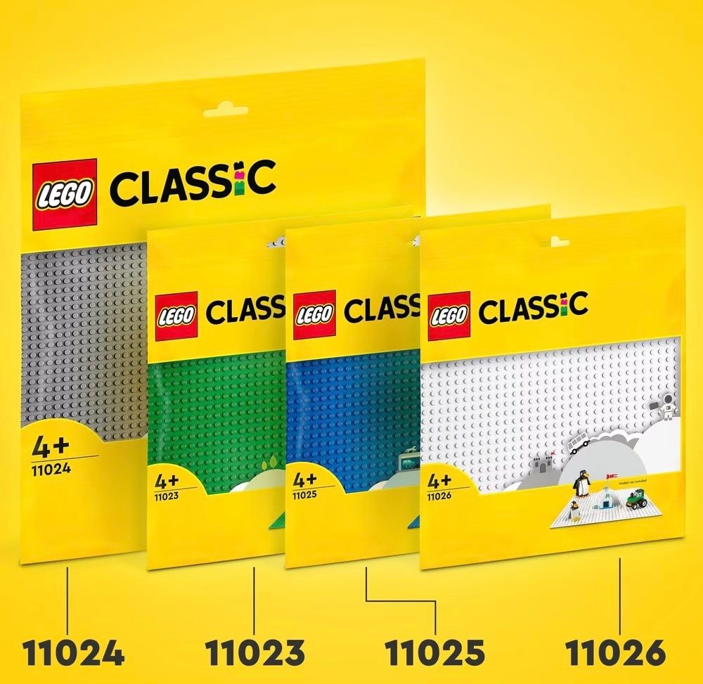 Lego Giocattoli: LEGO Bauplatte 11024, LEGO Classic grau – Nuovo (secondo la descrizione) da Basel venduto da Seifehuesli 8