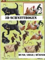 3D Schnittbogen Tiere