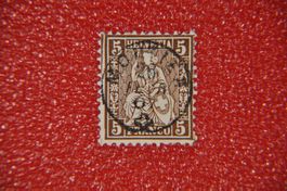 Sitzende Helvetia 30 gestempelt Fingerhutstempel MOUTIER