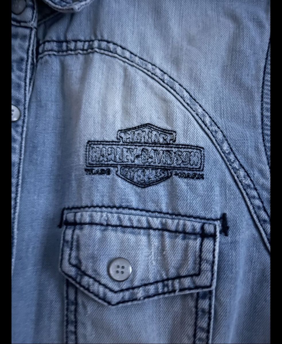 Harley-Davidson Camicette: Jeansbluse Harley Davidson L – Usato da Brunnen venduto da Skyline89 1
