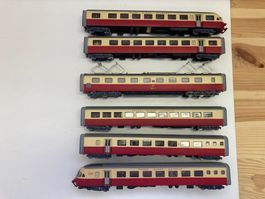 Metropolitan H0 7200 A-F: 6-teiliger RAe SBB "TEE Gottardo"
